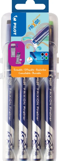 Fineliner Frixion SV/BL/RÖ/GR 4/FP