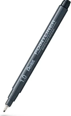 Fineliner PENTEL Pointliner 1,0mm svart