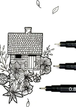 Fineliner PENTEL Pointliner 0,3mm svart