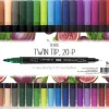 Fineliner SENSE dubbelspets 20-pack