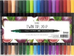 Fineliner SENSE dubbelspets 20-pack