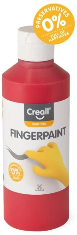 Fingerfärg CREALL 250ml röd