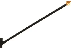 Flaggfäste för entreflagga svart