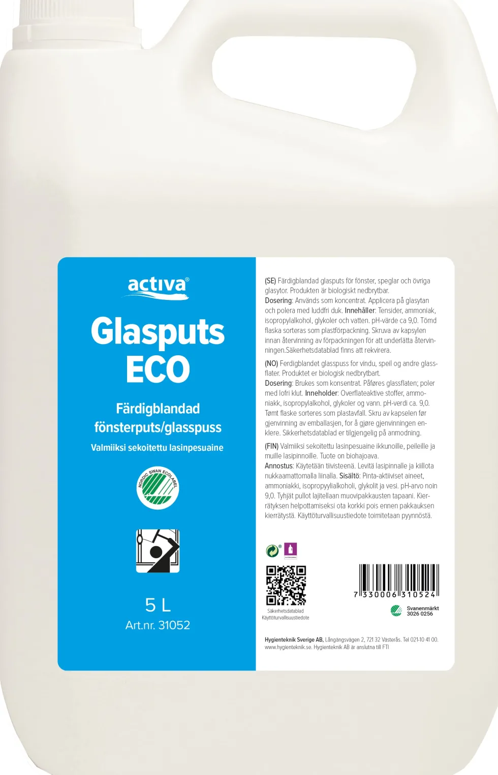 Fönsterputs ACTIVA Eco 5L