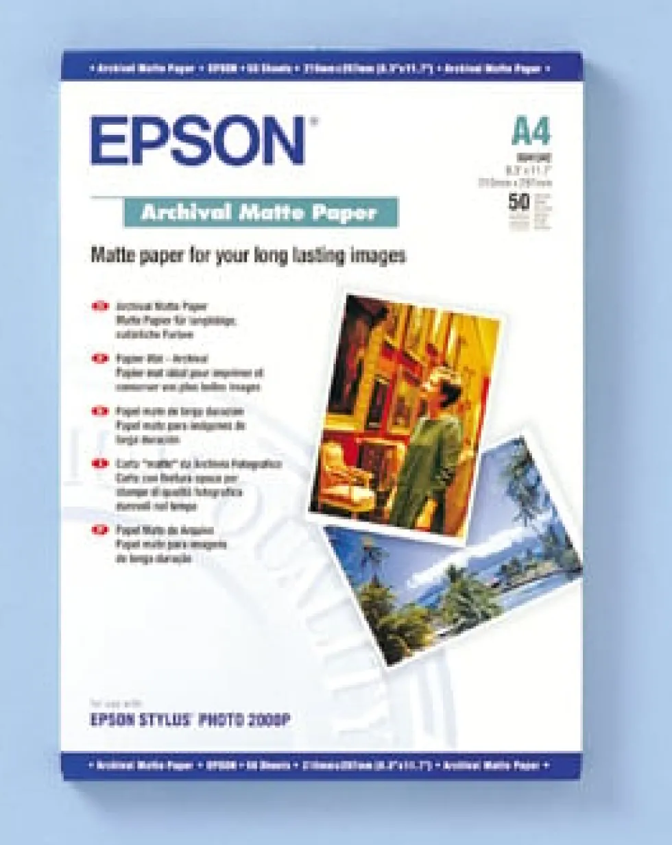 Fotopapper EPSON Matt A4 50/fp