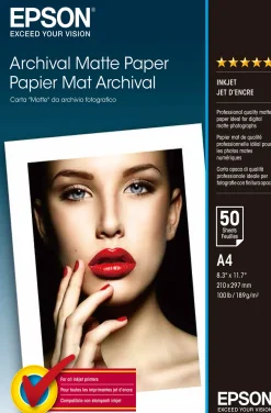Fotopapper EPSON Matt A4 50/fp