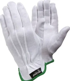 Frackhandske utan noppor Vit Stl 10, 1par