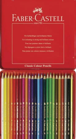 Färgpenna Faber-Castell Classic, 24 färger