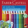 Färgpenna Faber-Castell Jumbo Grip, 12 färger