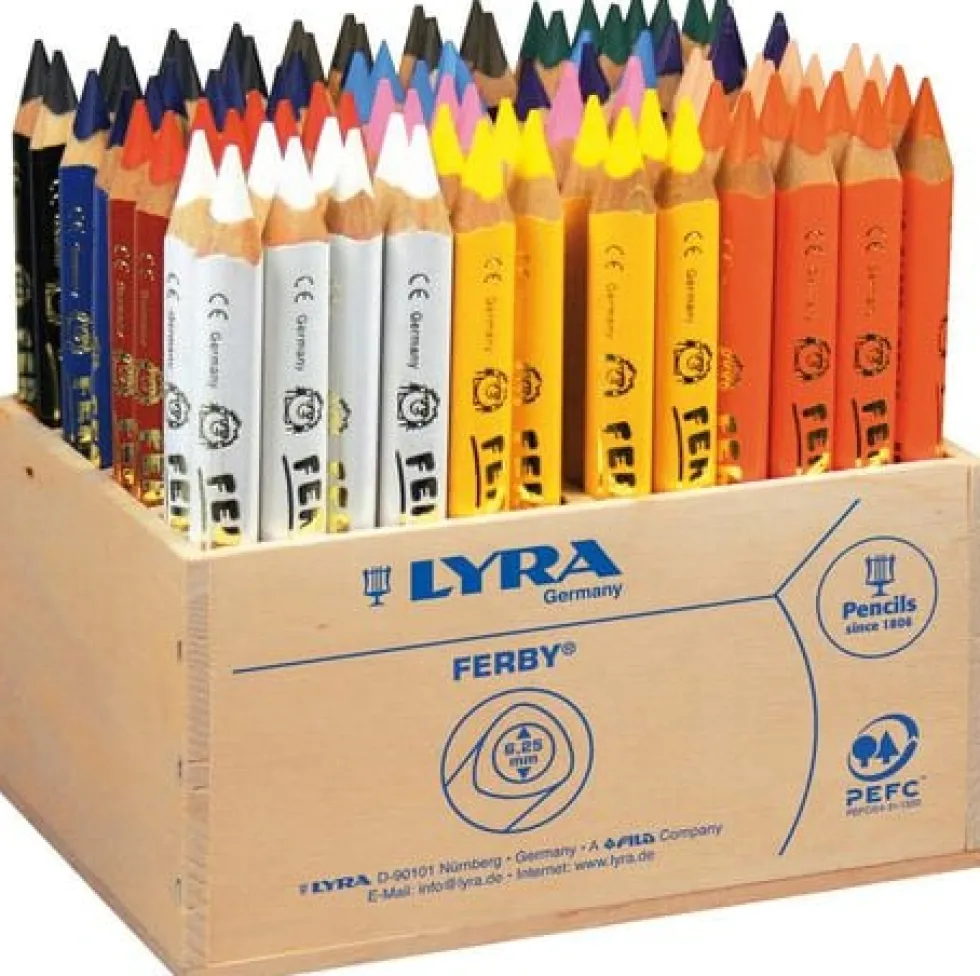 Färgpenna LYRA Ferby, 12 x 8 färger