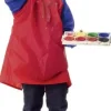 Förkläde 5-8 år, med ärmar, längd 65 cm