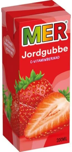 Fruktdryck MER Jordgubb 20cl