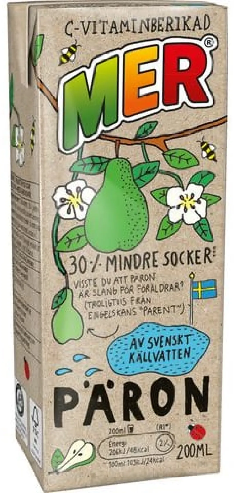 Fruktdryck MER Päron 20cl