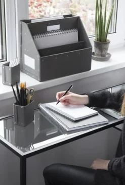 Förvaring med handtag BIGSO Ljusgrå