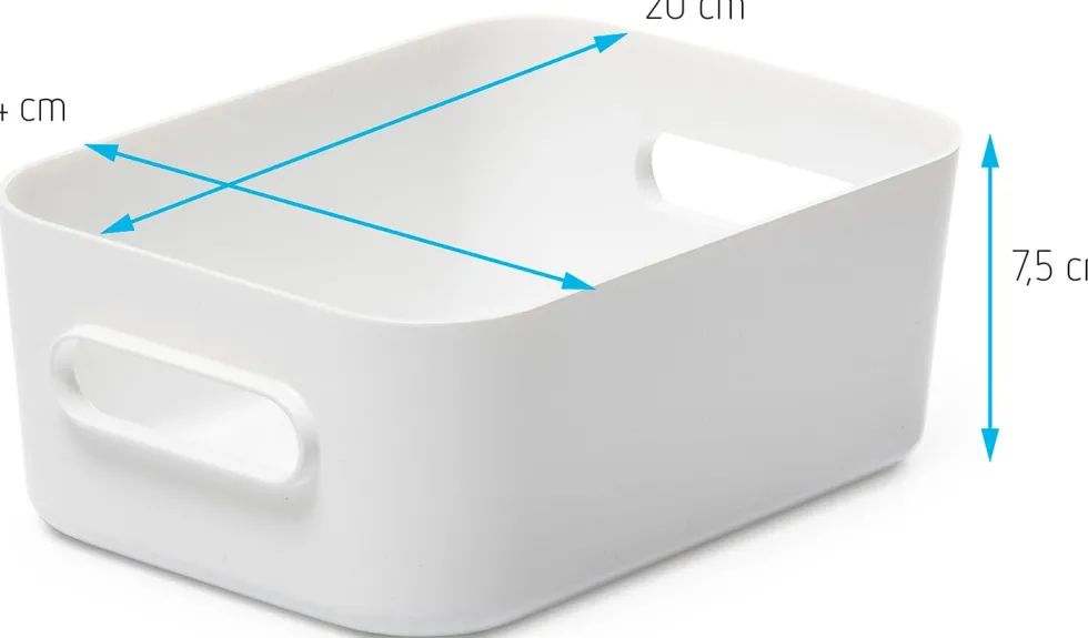 Förvaringsbox Compact S vit