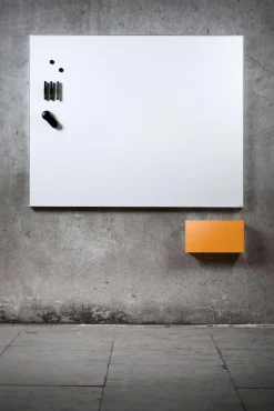 Förvaringsbox Lintex Mood, betonggrå glas/svart aluminium