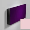 Förvaringsbox skrivtavla glas, Svart/Dimrosa