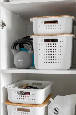 Förvaringskorg SmartStore vit 10L