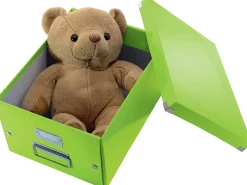 Förvaringslåda M Click & Store WOW grön