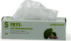 Fryspåse 5-liter, HD-polyeten, 30/rl