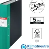 Gaffelpärm JOPA A4 Trärygg Ljusgrön, 60mm