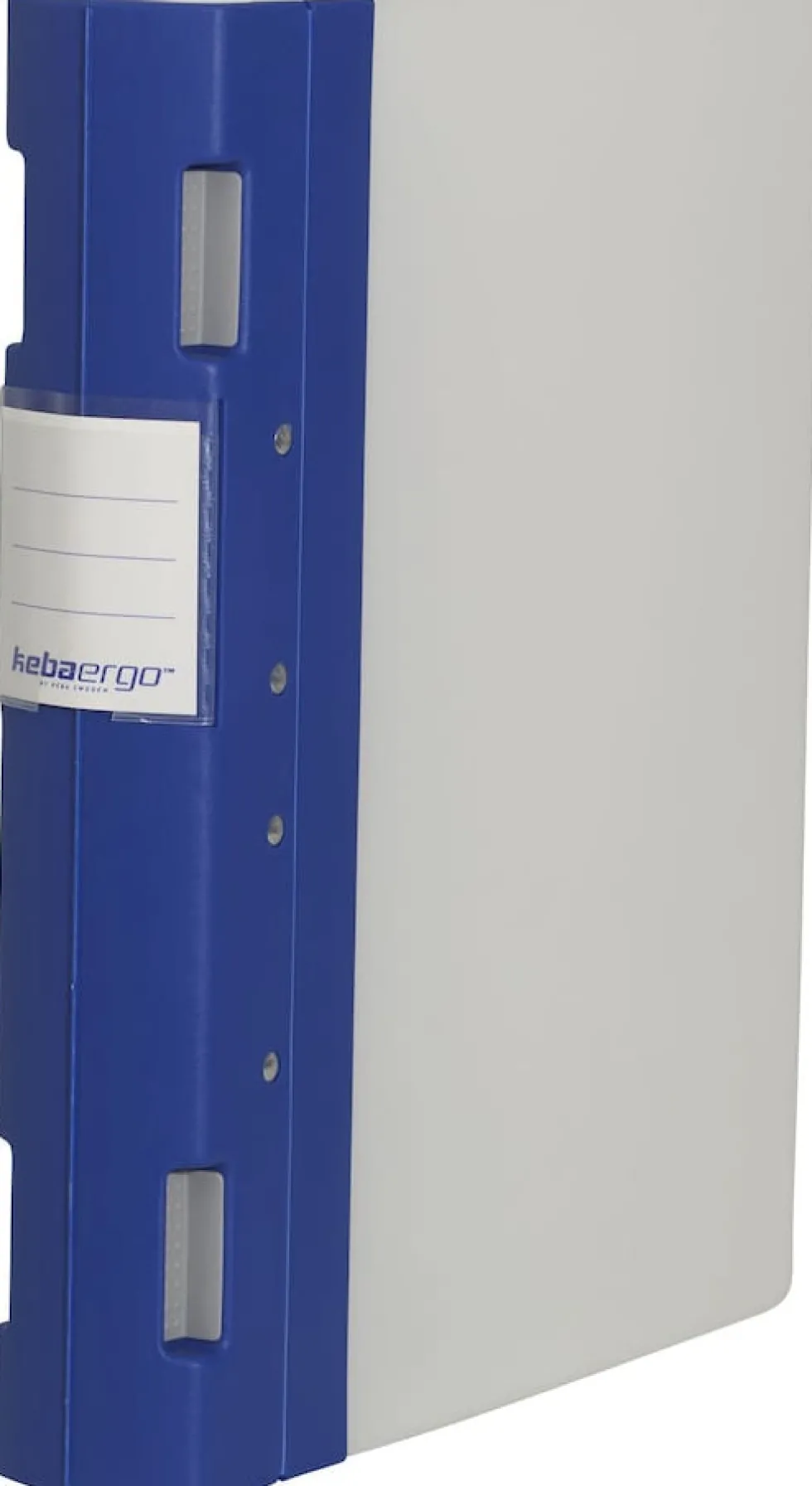 Gaffelpärm Plast KEBAErgo A4 Blå/Neutral, 55mm