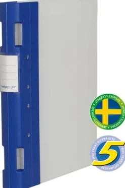 Gaffelpärm Plast KEBAErgo A4 Blå/Neutral, 40mm