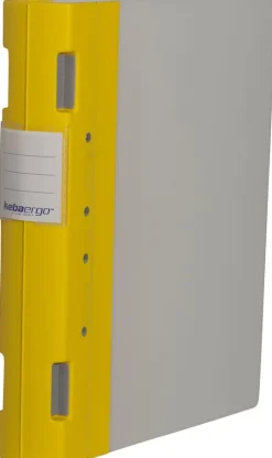 Gaffelpärm Plast KEBAErgo A4 Gul/Neutral, 55mm