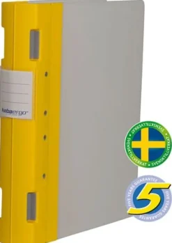 Gaffelpärm Plast KEBAErgo A4 Gul/Neutral, 55mm