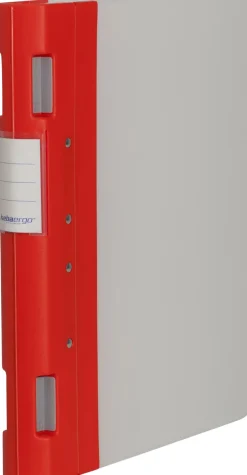 Gaffelpärm Plast KEBAErgo A4 Röd/Neutral, 40mm