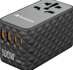 GaN III Universal Travel Adapter UTA-06 PD100W QC 4+