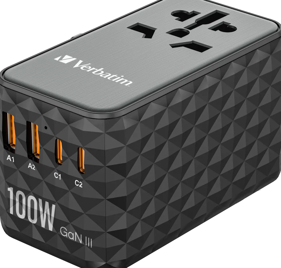 GaN III Universal Travel Adapter UTA-06 PD100W QC 4+