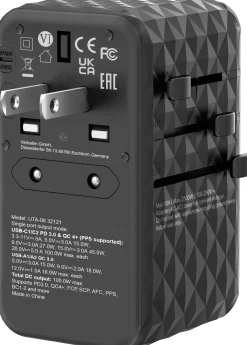 GaN III Universal Travel Adapter UTA-06 PD100W QC 4+