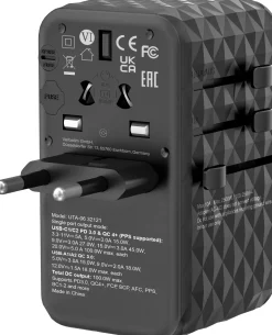 GaN III Universal Travel Adapter UTA-06 PD100W QC 4+