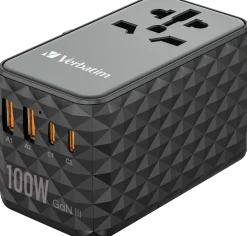 GaN III Universal Travel Adapter UTA-06 PD100W QC 4+