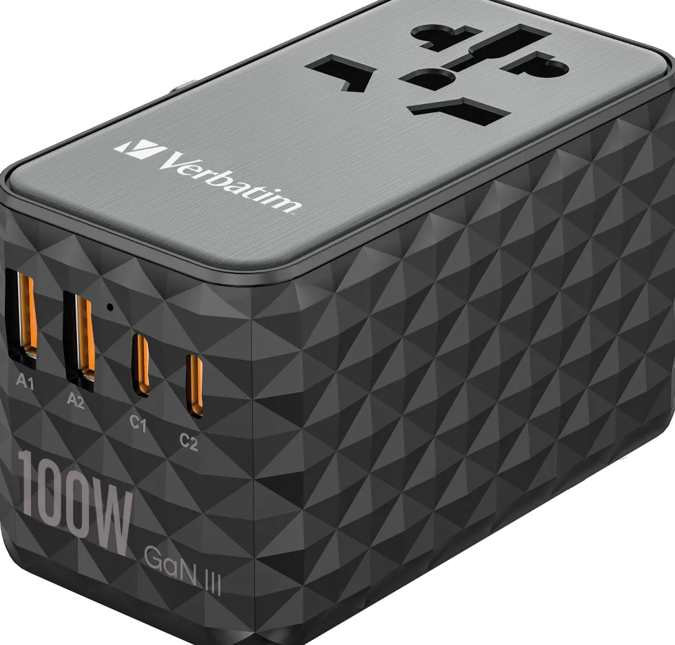 GaN III Universal Travel Adapter UTA-06 PD100W QC 4+