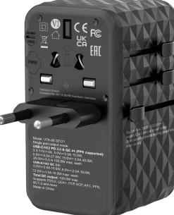 GaN III Universal Travel Adapter UTA-06 PD100W QC 4+