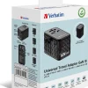 GaN III Universal Travel Adapter UTA-10 2xUSB-C PD140W QC 4+