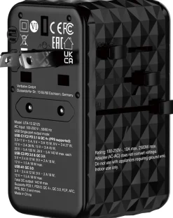 GaN III Universal Travel Adapter UTA-10 2xUSB-C PD140W QC 4+