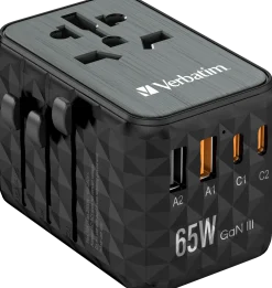 GaN III Universal Travel Adapter UTA-05 PD65W QC 4+
