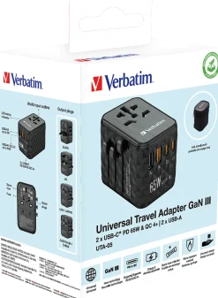 GaN III Universal Travel Adapter UTA-05 PD65W QC 4+