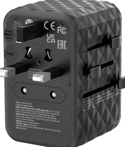 GaN III Universal Travel Adapter UTA-05 PD65W QC 4+
