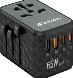 GaN III Universal Travel Adapter UTA-05 PD65W QC 4+