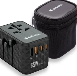 GaN III Universal Travel Adapter UTA-05 PD65W QC 4+