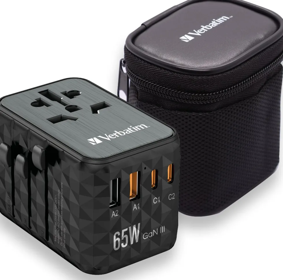 GaN III Universal Travel Adapter UTA-05 PD65W QC 4+
