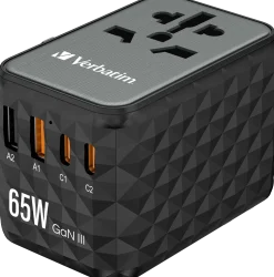 GaN III Universal Travel Adapter UTA-05 PD65W QC 4+