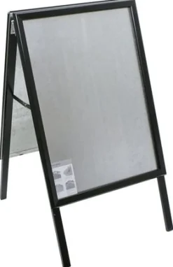Gatuställ Alu-Blackline 50x70 svart