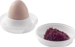 Äggkopp Vit, plast, 100/fp