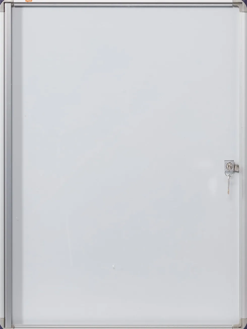 Glasskåp NOBO extra tunt magnetisk 4xA4