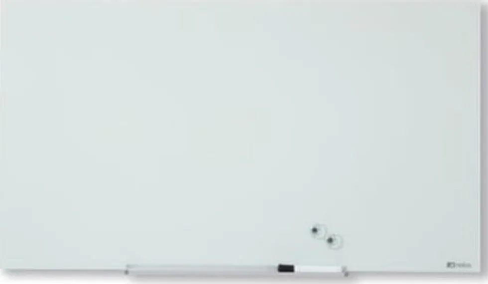 Glastavla NOBO 45" Widescreen vit, 100x56cm